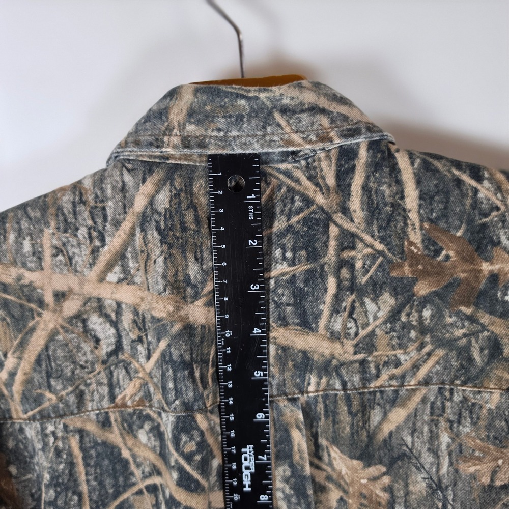 True Timber Men Camo Hunting Shirt Long Sleeve Button Up Camouflage Large - Picture 9 of 9